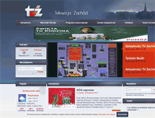 Tablet Screenshot of aktualnosci.tvzachod.pl